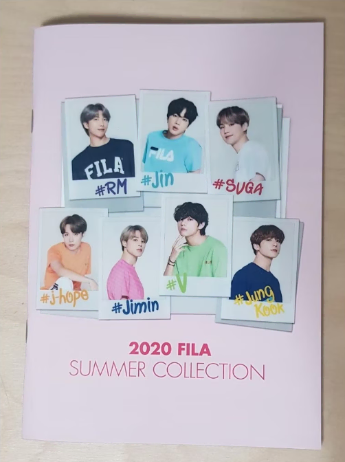 BTS FILA 포토북 STIKERS COLORFUL SUMMER